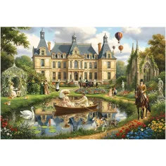 imagen de Castillo en la orilla del agua - puzzle de 1500 piezas - Trefl 2