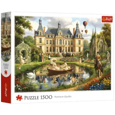 imagen de Castillo en la orilla del agua - puzzle de 1500 piezas - Trefl 1