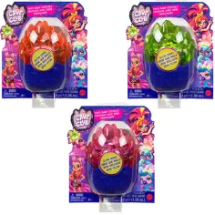 Cave Club: Sorpresas de criaturas prehistóricas en un huevo de cristal brillante en varias versiones - Mattel
