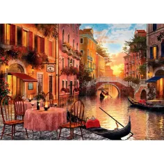 imagen de Cena en Venecia 1500 piezas HQC rompecabezas - Clementoni 2