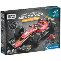 Ciencia y Juego: Speed Racer coche de carreras rojo ensamblable - Clementoni