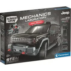 imagen de Ciencia y Juego: Taller Mecánico – Kit de Construcción Jeep Recon - Clementoni 1