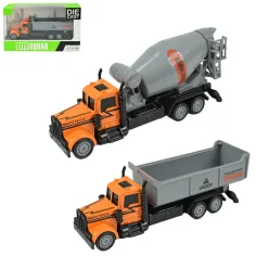 City Squad: Camión de construcción con diseño de ruedas de lanzamiento en dos versiones 1ud