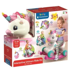 Clementoni Baby: 3 en 1 columpio interactivo unicornio