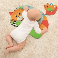 imagen de Clementoni Baby: Almohada de barriga con gato 31x44cm 3