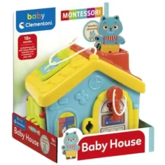 Clementoni Baby: Casa de llaves Montessori juego de habilidades