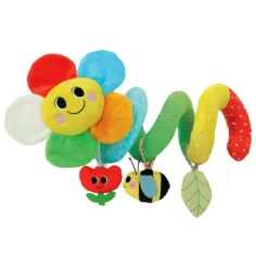 Clementoni Baby: Jardín Mágico juguete de peluche para colgar en el carrito