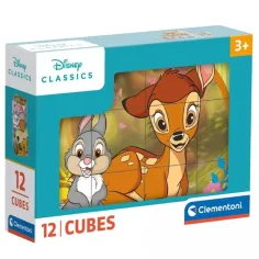 Clementoni: Disney Classics cubos de cuentos 12 piezas