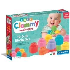Clemmy set de bloques blandos de 10 piezas - Clementoni