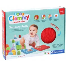 Clemmy suave alfombra de juego y set de bloques - Clementoni