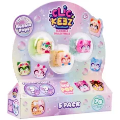 Clickeez: Juego anti estrés de 5 piezas - 3. serie