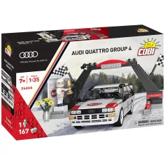 COBI: Audi Quattro Grupo 4 coche de construcción (24666)