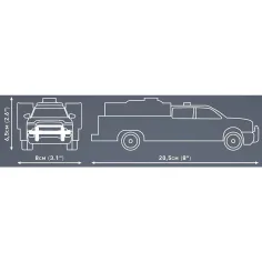 imagen de COBI: Camión de bomberos Dodge RAM 3500 juego de construcción (24612) 5