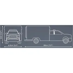 imagen de COBI: Dodge RAM 3500 camión de rescate juguete de construcción (24609) 5