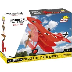 COBI: Fokker Dr. I „Barón Rojo” juego de construcción (2996)