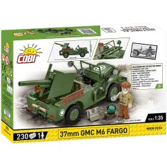 imagen de COBI: II Guerra Mundial 37mm GMC M6 Fargo juego de construcción (3116) 6