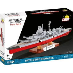 COBI: Juguete de construcción acorazado de la II Guerra Mundial Bismarck (4854)
