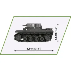 imagen de COBI: Panzer I, Renault R35 y Valentine IX – 3 en 1 juego de construcción (2740) 7