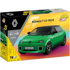 COBI: Renault 5 E-Tech coche verde juguete de construcción (24674)