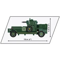 imagen de COBI: Rolls Royce vehículo blindado 1920 Pattern Mk I juego de construcción (2988) 3