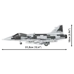 imagen de COBI: SAAB JAS 39 Gripen E avión de construcción (5820) 7