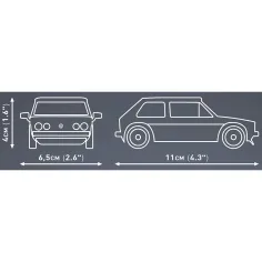imagen de COBI: Volkswagen Golf GTI azul juego de construcción (24615) 4