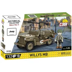 COBI: Willys MB tanque de construcción (3133)