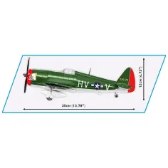 imagen de COBI: WW II P-47 Thunderbolt juego de construcción (5737) 4