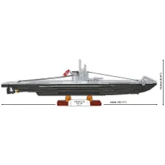 imagen de COBI: WW II Submarino U-52 (Tipo VIIB) juego de construcción (4852) 5