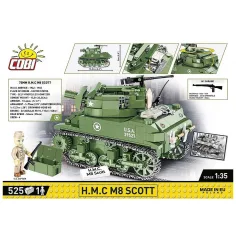 imagen de COBI: WWII H.M.C M8 Scott tanque de construcción (2279) 2