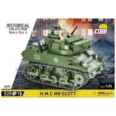 COBI: WWII H.M.C M8 Scott tanque de construcción (2279)
