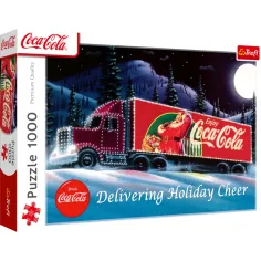 Coca-Cola Caravana Navideña 1000 piezas puzzle premium plus