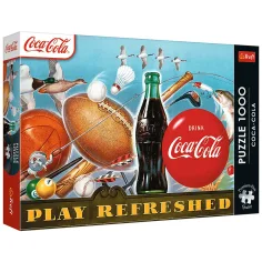 Coca-Cola el momento refrescante rompecabezas de 1000 piezas Premium plus quality - Trefl