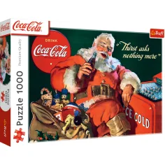 Coca-Cola Papá Noel 1000 piezas premium plus puzzle - Trefl