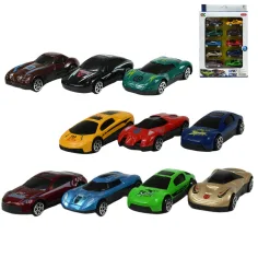 Coche de carreras: set de 10 coches de carrera de 6cm 1/72