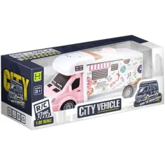 Coche de entrega a control remoto con luz 27MHz 1/32