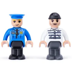 imagen de Coche de policía magnético con remolque - Woodyland 3