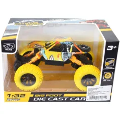 Coche de rally amarillo de tracción trasera 1/32