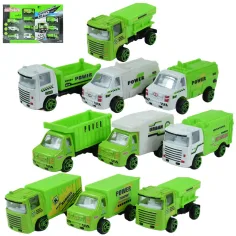Coche de Reciclaje: Set de 10 Camiones de Basura