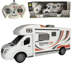 Coche de turismo RC con control remoto y luces 27MHz a escala 1/32 de 25cm