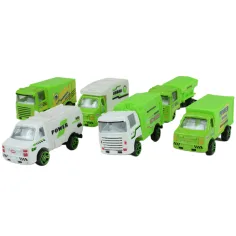 imagen de Coche Ecológico: Set de 6 camiones de recogida de residuos 8