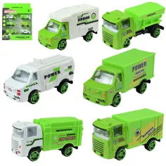 Coche Ecológico: Set de 6 camiones de recogida de residuos