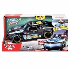 Coche patrulla Rhythm de 20 cm con luz y sonido - Dickie Toys