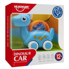 Cochecito de bebé de dinosaurio azul 10,5cm