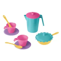 Coffe Time juego de café rosa con 2 tazas - Wader