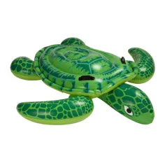 Colchón inflable de pequeño tortuga marina para montar 150x127cm - Intex