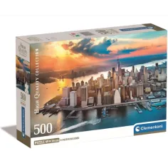 Colección de Alta Calidad - Puzzle de 500 piezas de Nueva York - Clementoni