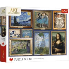 imagen de Colección de Arte: Colección de obras maestras de arte puzzle de 1000 piezas - Trefl 1