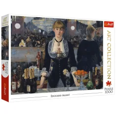 Colección de Arte: Édouard Manet - El bar de las Folies Bergère puzzle de 1000 piezas - Trefl