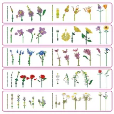 imagen de Colección de flores de hilo MAX 1. serie varios 3